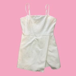Altar’d State White Wrap Romper Size Small